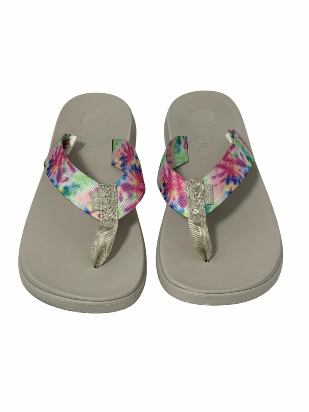 Chaco Chillos Tie Dye Women’s Flip Flops - Look New - Size 9
